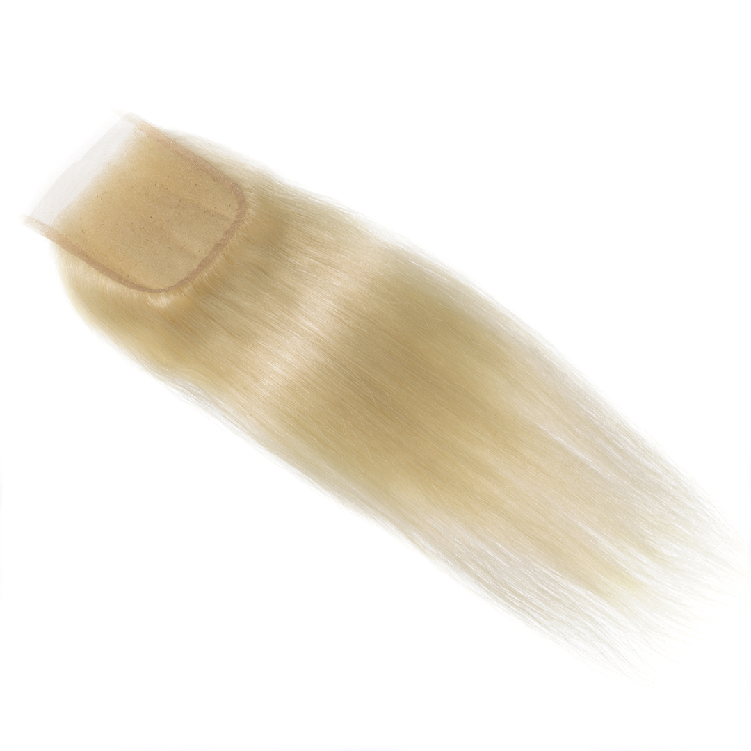 Raw Straight Blonde HD Closure 5"x5"
