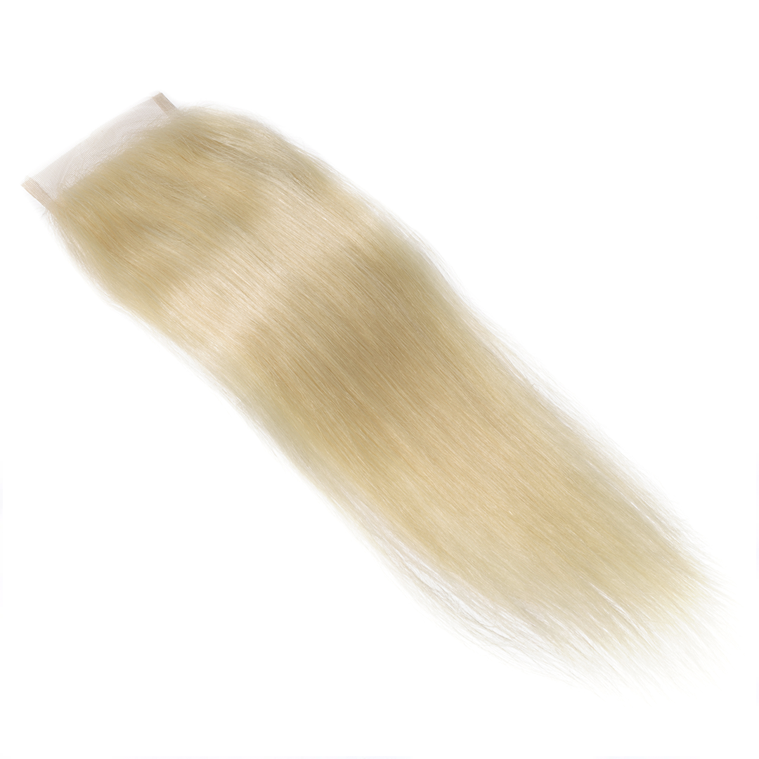 Raw Straight Blonde HD Closure 5"x5"
