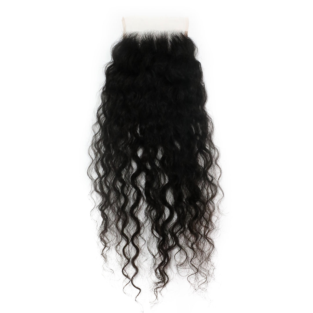 Raw Loose Curl Natural HD Closure 5&quot;x5&quot;