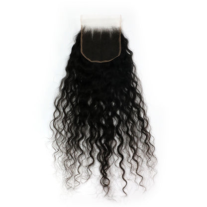 Raw Loose Curl Natural HD Closure 5&quot;x5&quot;